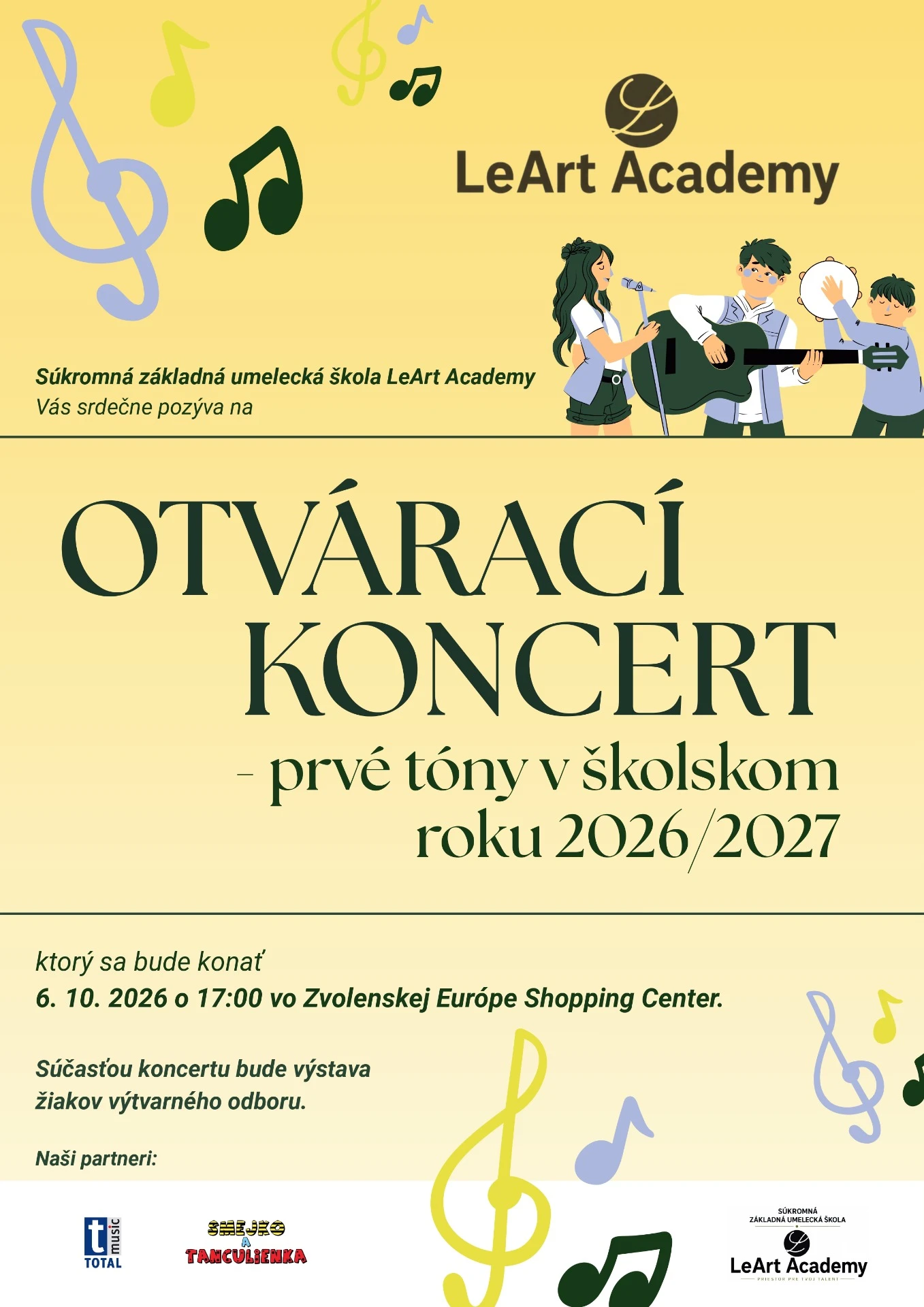 Otvárací koncert SZUŠ LeArt